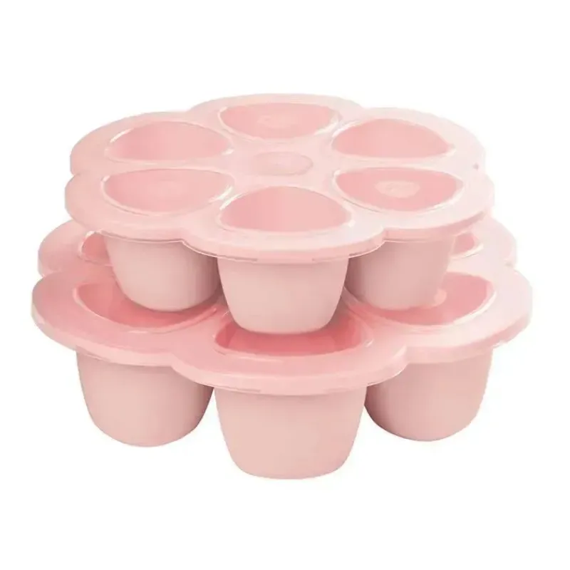 Beaba Food Jars & Snack Cups|Dishes, Utensils & Food Containers*Multiportions Silicone Baby Food Freezer Tray 3Oz-Rose