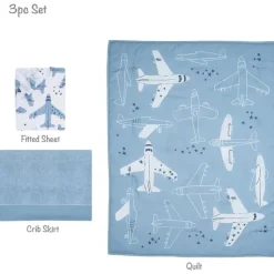 Lambs u0026 Ivy Bedding Sets*Bedtime Originals - Little Aviator 3-Piece Bedding Set