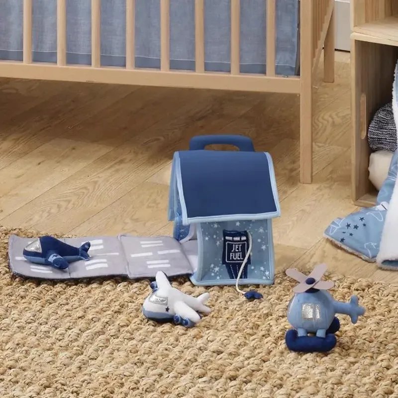 Lambs u0026 Ivy Bedding Sets*Bedtime Originals - Little Aviator Airplane Plush Set - 4 Pc Set
