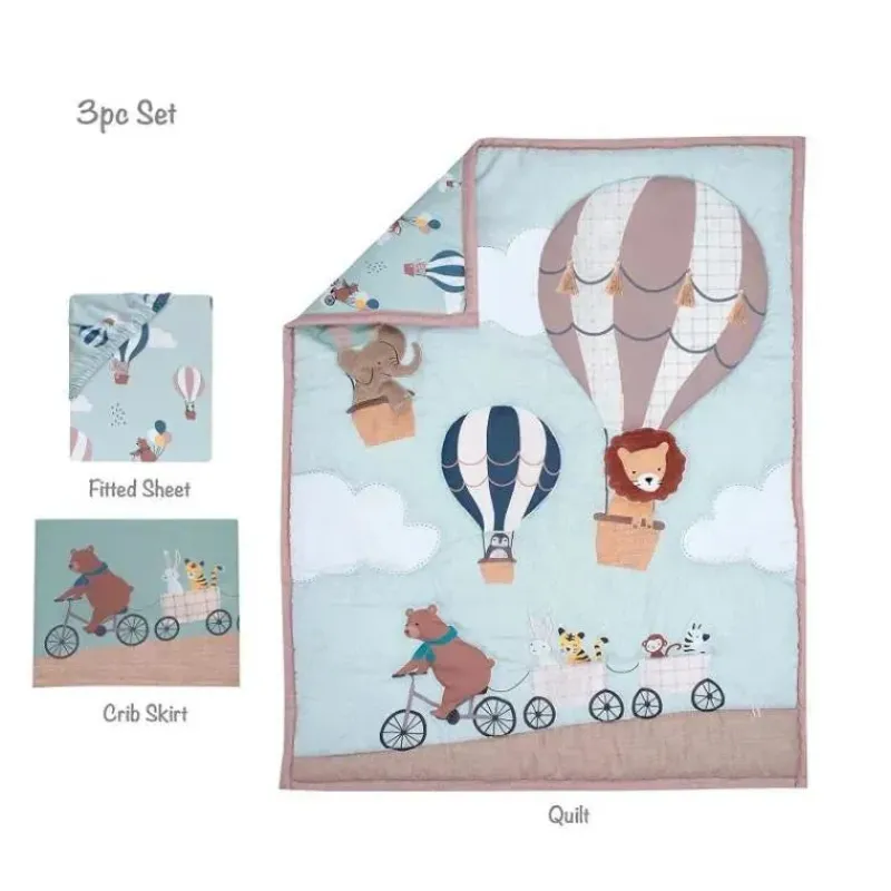 Lambs u0026 Ivy Bedding Sets*Bedtime Originals - 3Pk Up Up And Away Bedding Set