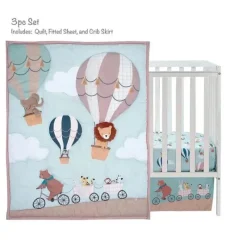 Lambs u0026 Ivy Bedding Sets*Bedtime Originals - 3Pk Up Up And Away Bedding Set