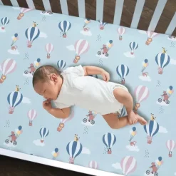 Lambs u0026 Ivy Crib & Bed Sheets*Bedtime Originals - Up Up And Away Sheet