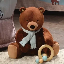 Lambs u0026 Ivy Plush & Stuffed Animals*Bedtime Originals - Up Up & Away Brown Bear Plush Stuffed Animal Toy