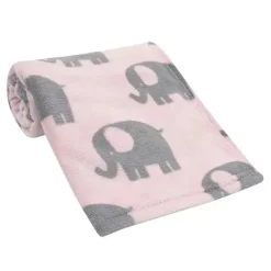 Lambs u0026 Ivy Blankets & Quilts*Bedtime Originals Eloise Baby Blanket, Pink