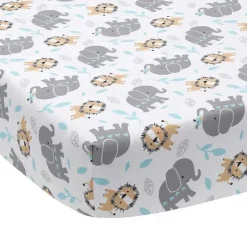 Lambs u0026 Ivy Crib & Bed Sheets*Bedtime Originals Jungle Fun Fitted Crib Sheet