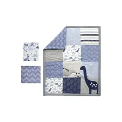 Lambs u0026 Ivy Bedding Sets*Bedtime Originals Roar Dinosaur 3 Piece Crib Bedding Set, Blue/Gray