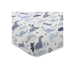 Lambs u0026 Ivy Bedding Sets*Bedtime Originals Roar Dinosaur 3 Piece Crib Bedding Set, Blue/Gray