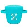 Bella Tunno Food Jars & Snack Cups|Dishes, Utensils & Food Containers*- Get In My Belly Happy Snacker, Blue