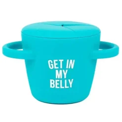 Bella Tunno Food Jars & Snack Cups|Dishes, Utensils & Food Containers*- Get In My Belly Happy Snacker, Blue
