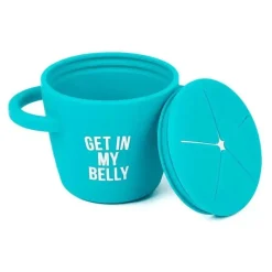 Bella Tunno Food Jars & Snack Cups|Dishes, Utensils & Food Containers*- Get In My Belly Happy Snacker, Blue
