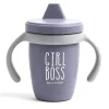 Bella Tunno Straw, Sippy & Training Cups|Dishes, Utensils & Food Containers*- Girl Boss Happy Sippy Cup, Purple