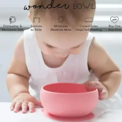 Bella Tunno Suction Plates & Bowls|Dishes, Utensils & Food Containers*- Good Food, Good Mood Wonder Bowl, Green
