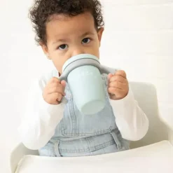 Bella Tunno Straw, Sippy & Training Cups|Dishes, Utensils & Food Containers*- Happy Sippy Cheers, Light Blue
