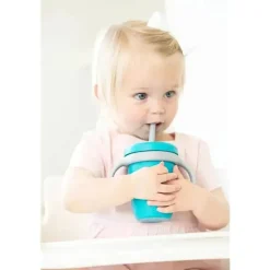 Bella Tunno Straw, Sippy & Training Cups|Dishes, Utensils & Food Containers*- Happy Sippy Straw Lid, Silicone, BPA Free, Tiny Human