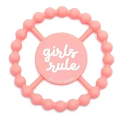 Bella Tunno Toys For 0-12 Months|Gift For Baby*- Happy Teether, Girls Rule