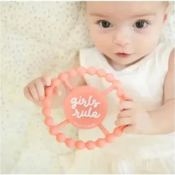 Bella Tunno Toys For 0-12 Months|Gift For Baby*- Happy Teether, Girls Rule