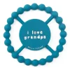 Bella Tunno Toys For 0-12 Months|Gift For Baby*- Happy Teether, Soft & Easy Grip Baby Teether Toy, Non-Toxic and BPA Free, I Love Grandpa