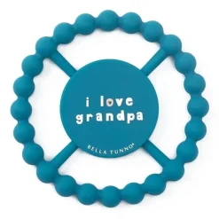 Bella Tunno Toys For 0-12 Months|Gift For Baby*- Happy Teether, Soft & Easy Grip Baby Teether Toy, Non-Toxic and BPA Free, I Love Grandpa
