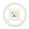 Bella Tunno Toys For 0-12 Months|Gift For Baby*- Happy Teether, Soft & Easy Grip Baby Teether Toy, Non-Toxic and BPA Free, I Love Dad
