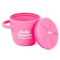 Bella Tunno Food Jars & Snack Cups|Dishes, Utensils & Food Containers*- Hello Snacks Happy Snacker, Pink