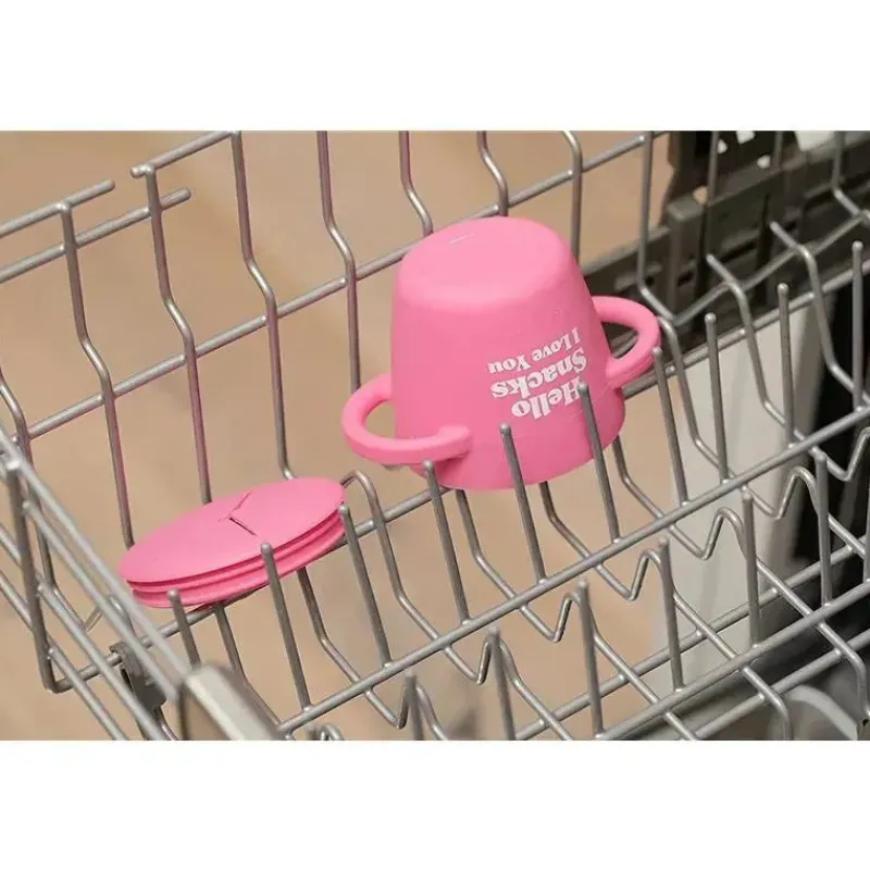 Bella Tunno Food Jars & Snack Cups|Dishes, Utensils & Food Containers*- Hello Snacks Happy Snacker, Pink