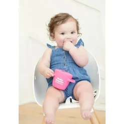 Bella Tunno Food Jars & Snack Cups|Dishes, Utensils & Food Containers*- Hello Snacks Happy Snacker, Pink