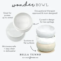 Bella Tunno Plates & Bowls|Dishes, Utensils & Food Containers*- Lil Hangry Wonder Bowl, Light Green