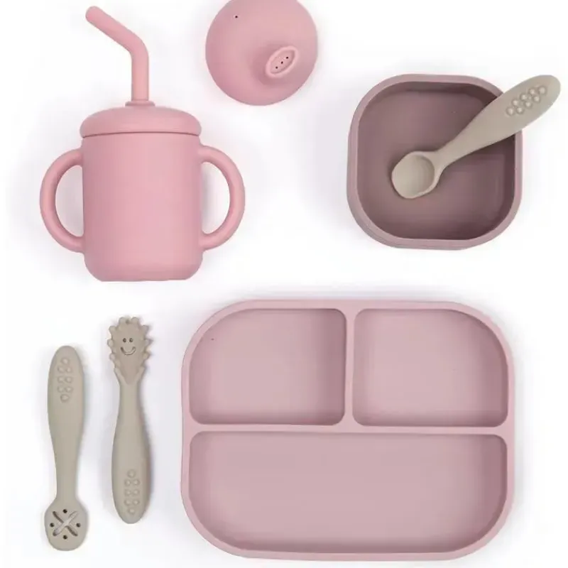 Bella Tunno Gift For Toddler|Gifts Over $50*- Little Bites Bundle, Baby Feeding Set,100% Food-Grade Silicone, Magic Meadow