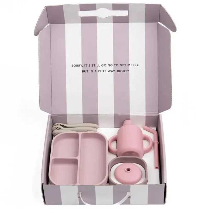 Bella Tunno Gift For Toddler|Gifts Over $50*- Little Bites Bundle, Baby Feeding Set,100% Food-Grade Silicone, Magic Meadow