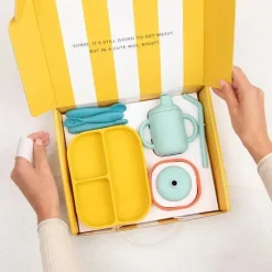 Bella Tunno Gift For Toddler|Gifts Over $50*- Little Bites Bundle, Baby Feeding Set, 100% Food-Grade Silicone, Circus Fun