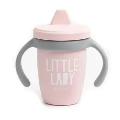 Bella Tunno Straw, Sippy & Training Cups|Dishes, Utensils & Food Containers*- Little Lady Happy Sippy Cup, Light Pink