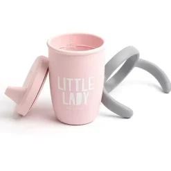 Bella Tunno Straw, Sippy & Training Cups|Dishes, Utensils & Food Containers*- Little Lady Happy Sippy Cup, Light Pink