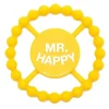 Bella Tunno Rattles & Teethers|Toys For 0-12 Months*- Mr Happy Teether, Yellow