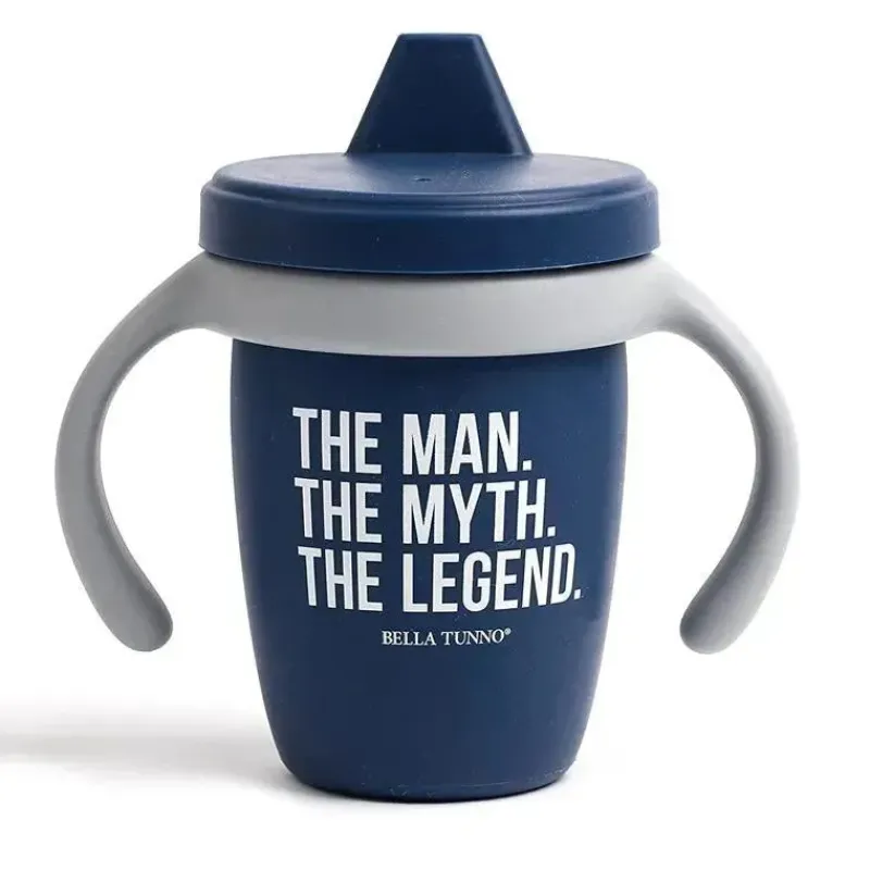 Bella Tunno Straw, Sippy & Training Cups|Dishes, Utensils & Food Containers*- The Man Happy Sippy Cup, Navy