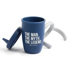 Bella Tunno Straw, Sippy & Training Cups|Dishes, Utensils & Food Containers*- The Man Happy Sippy Cup, Navy