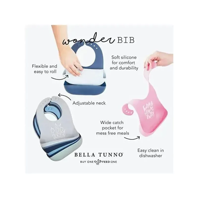 Bella Tunno Gift For Baby|Bibs*- Wonder Bib, All Hail The Queen