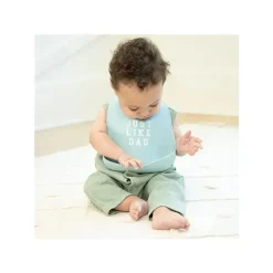 Bella Tunno Gift For Baby|Bibs*- Wonder Bib, Just Like Dad