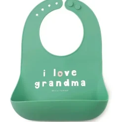 Bella Tunno Gift For Baby|Bibs*- Wonder Bib, Silicone Baby Bib, Non-toxic BPA Free, I Love Grandma