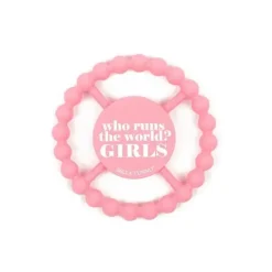 Bella Tunno Rattles & Teethers|Toys For 0-12 Months*Who Runs The World Happy Teether