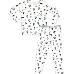 Bellabu Bear Organic|Baby Sleepwear*- Baby Boys Pirate Long Sleeve Shirt & Pants Pajama Set
