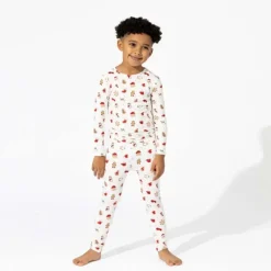 Bellabu Bear Christmas Clothing*- Christmas Cookies Bamboo Kids Pajamas Two-Piece Set