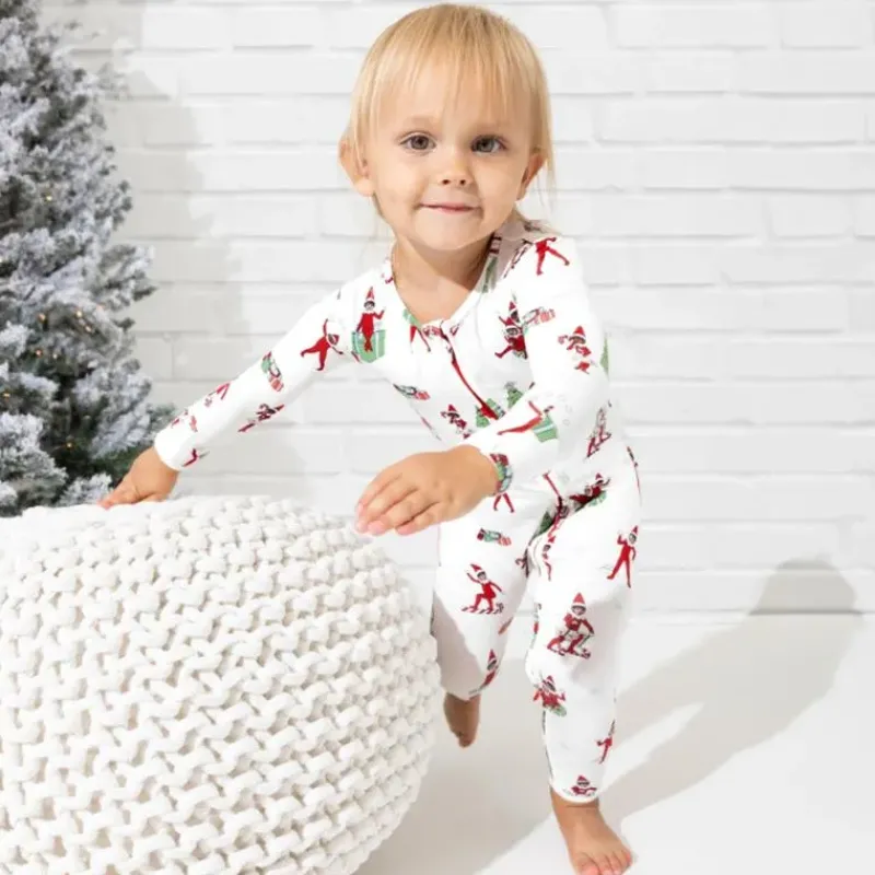 Bellabu Bear Christmas Clothing*- Christmas Pajamas: The Elf On The Shelf Bamboo Sleepwear