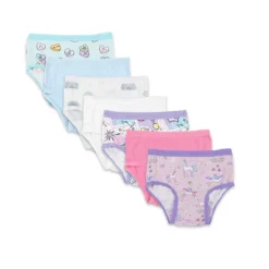 Bellabu Bear Baby Underwear*- Enchanted Girl's Bamboo Underwear 7-Pack, 2/3T