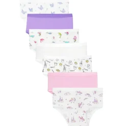 Bellabu Bear Baby Underwear*- Girl's Bamboo Underwear 7-Pack, 2/3T