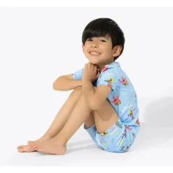 Bellabu Bear Baby Sleepwear*- Good Vibes Bamboo Spongebob Squarepants Kids Pajama Short Set
