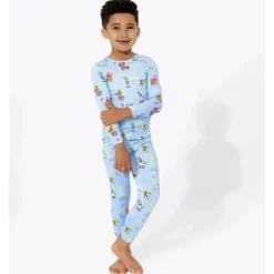 Kids Bellabu Bear Gift For Kids|Baby Sleepwear*- Good Vibes Bamboo Kids Spongebob Squarepants Pajamas