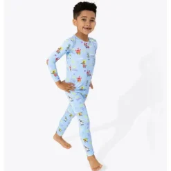 Kids Bellabu Bear Gift For Kids|Baby Sleepwear*- Good Vibes Bamboo Kids Spongebob Squarepants Pajamas