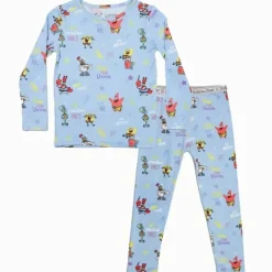 Kids Bellabu Bear Gift For Kids|Baby Sleepwear*- Good Vibes Bamboo Kids Spongebob Squarepants Pajamas