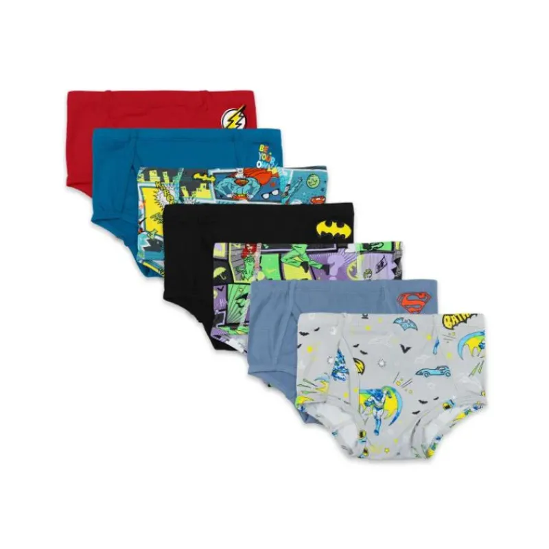 Bellabu Bear Baby Underwear*- 7-Pack Batman Kids Bamboo Underwear, 4/5T