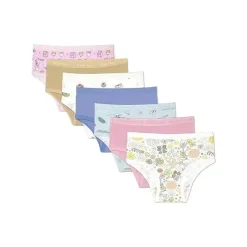 Bellabu Bear Baby Underwear*- 7Pk Fall Girls Bamboo Underwear